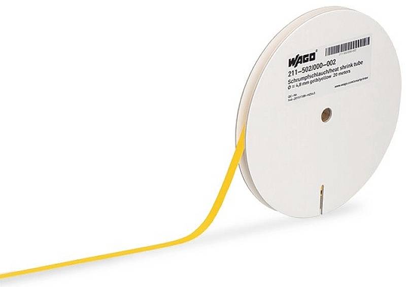 WAGO 211-503/000-002 211-503/000-002 Marqueur pour gaine thermorétractable Type de montage: à pousser jaune 20 m