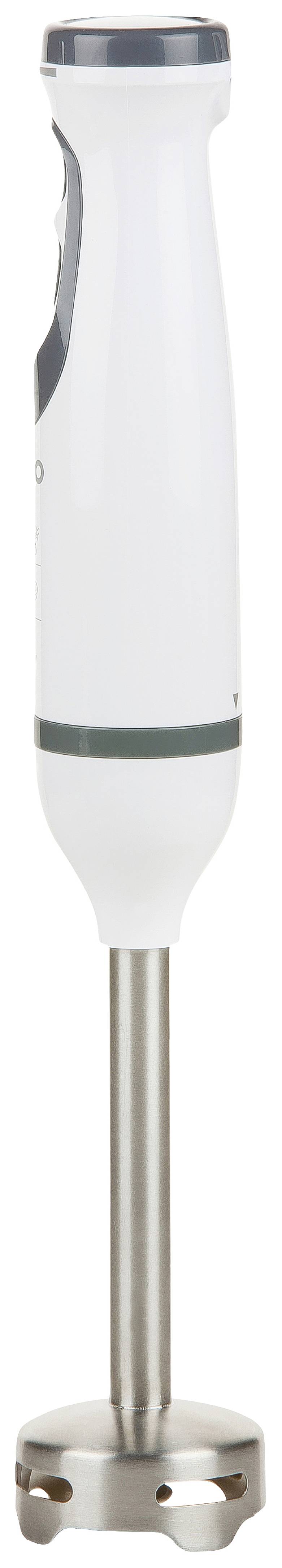 DOMO DO1089M Mixeur plongeant 600 W avec verre doseur, mixeur plongeant pour soupes, fouet , avec embout hâchoir blanc