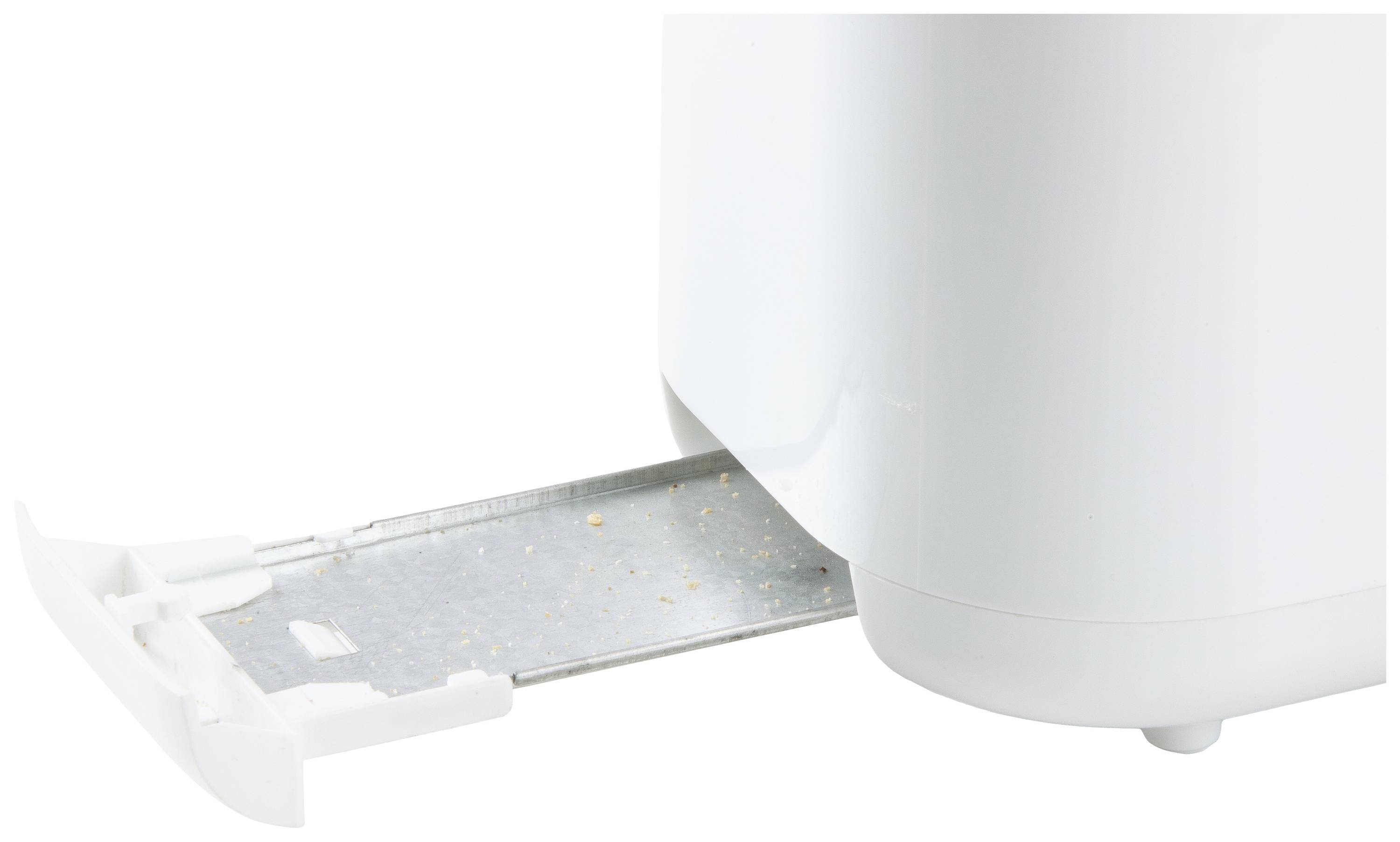 DOMO DO962T Grille-pain réglage de la température en continu, boîtier Cool-Touch blanc