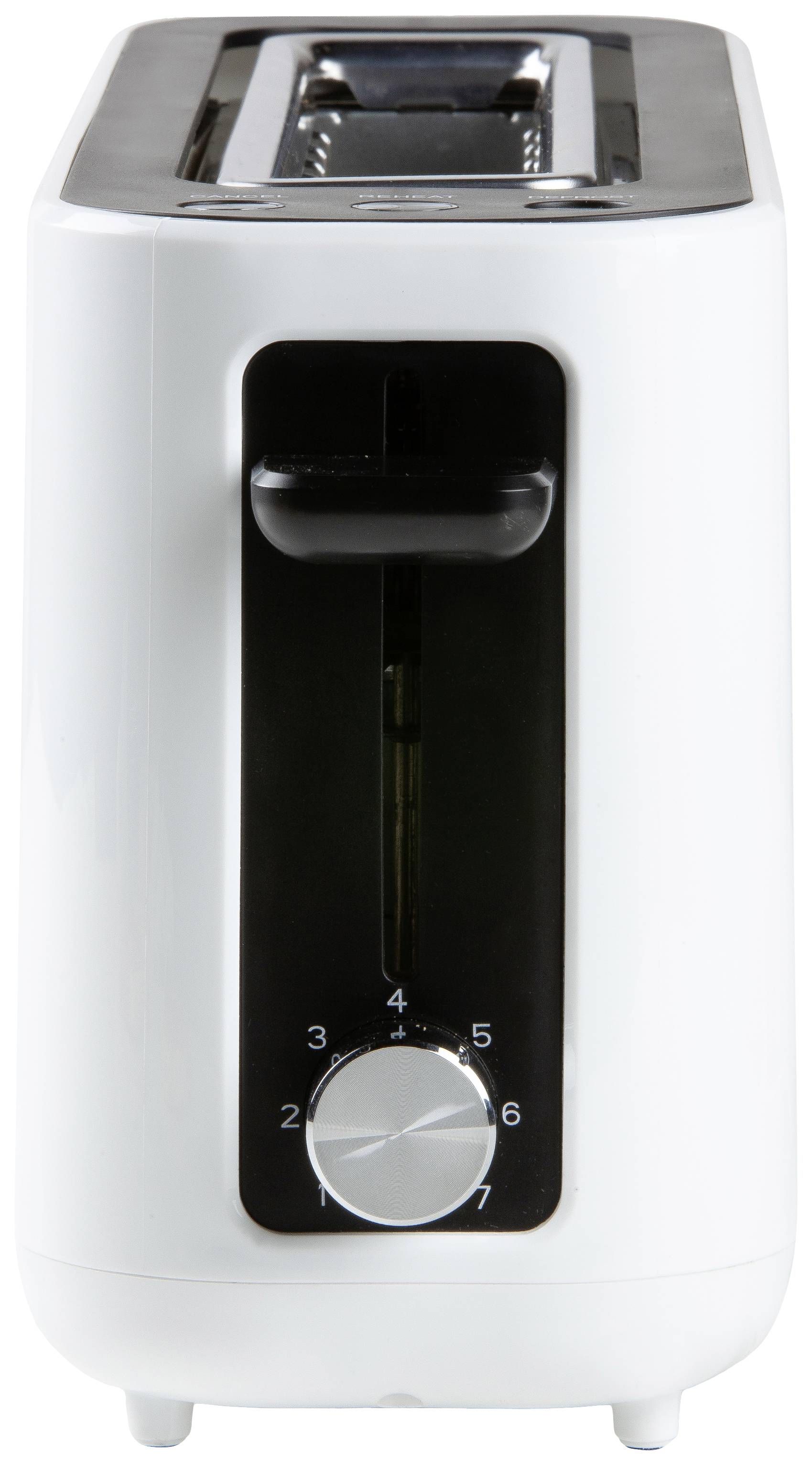 DOMO DO962T Grille-pain réglage de la température en continu, boîtier Cool-Touch blanc