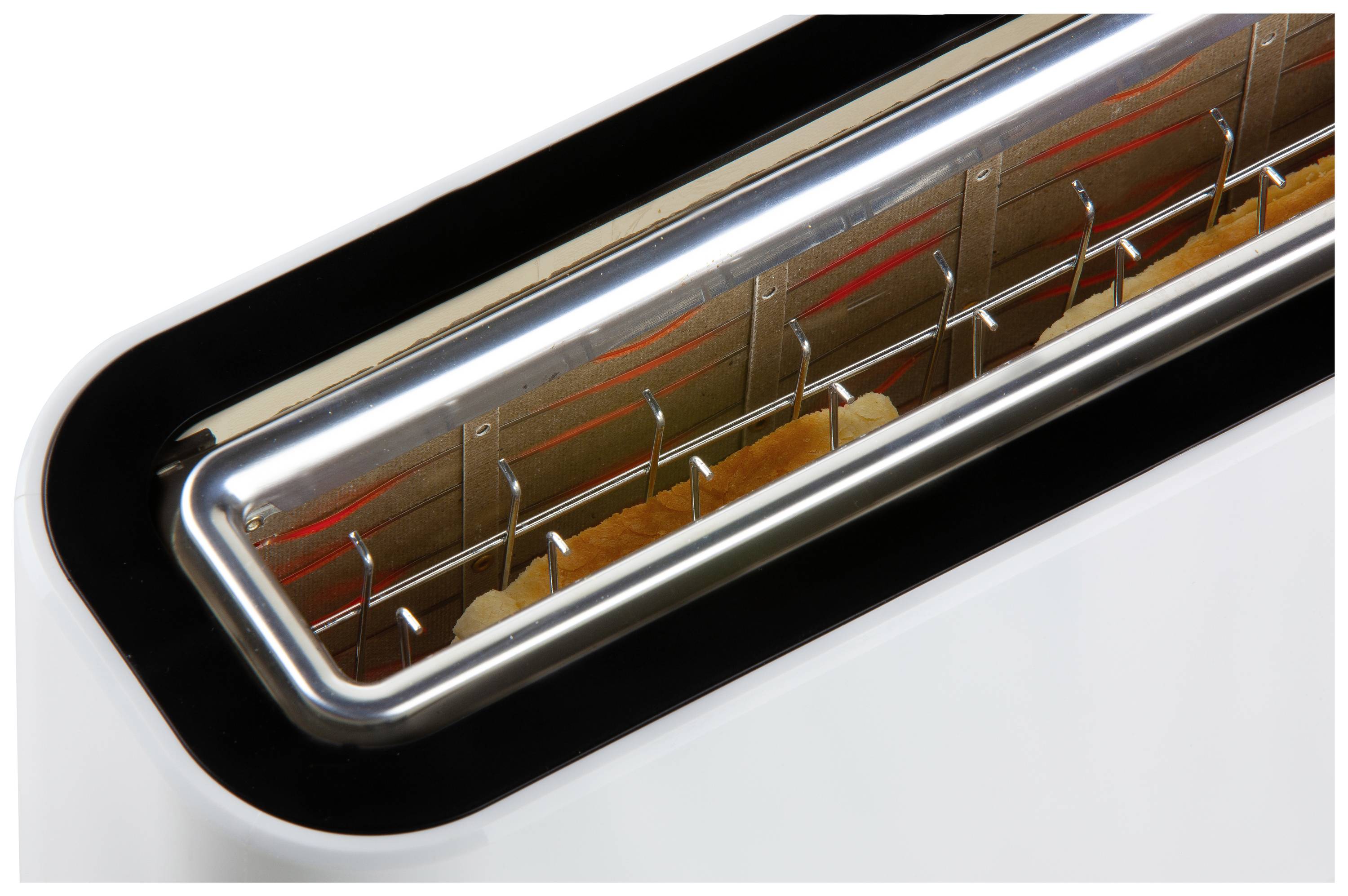 DOMO DO962T Grille-pain réglage de la température en continu, boîtier Cool-Touch blanc