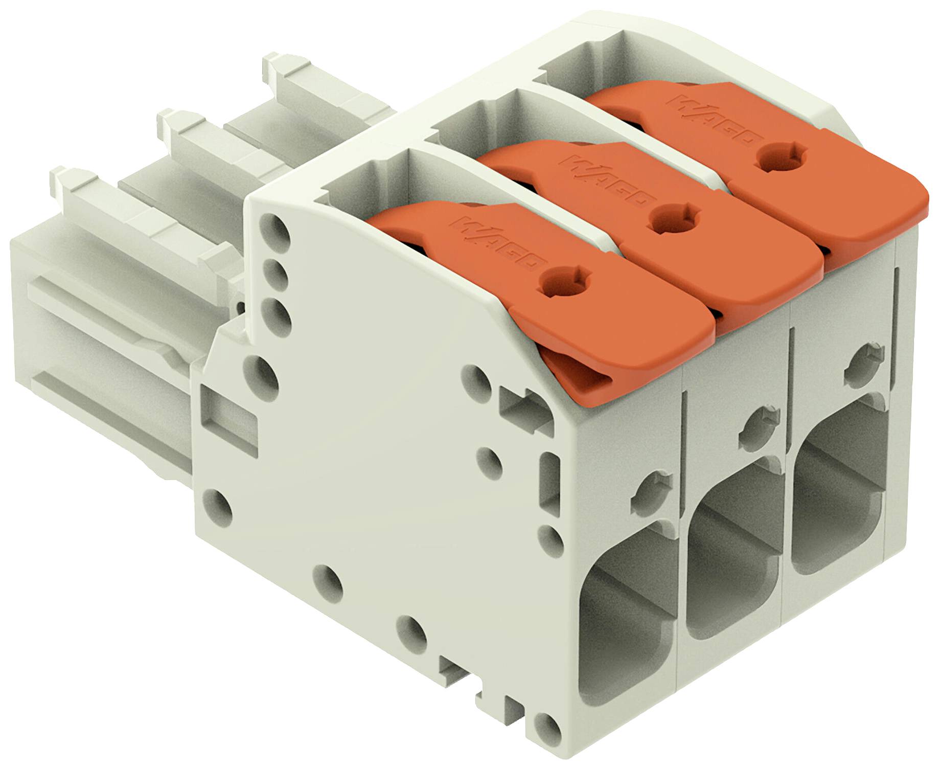 WAGO Boîtier femelle pour câble Pas: 7.62 mm 831-1103/322-000 24 pc(s)