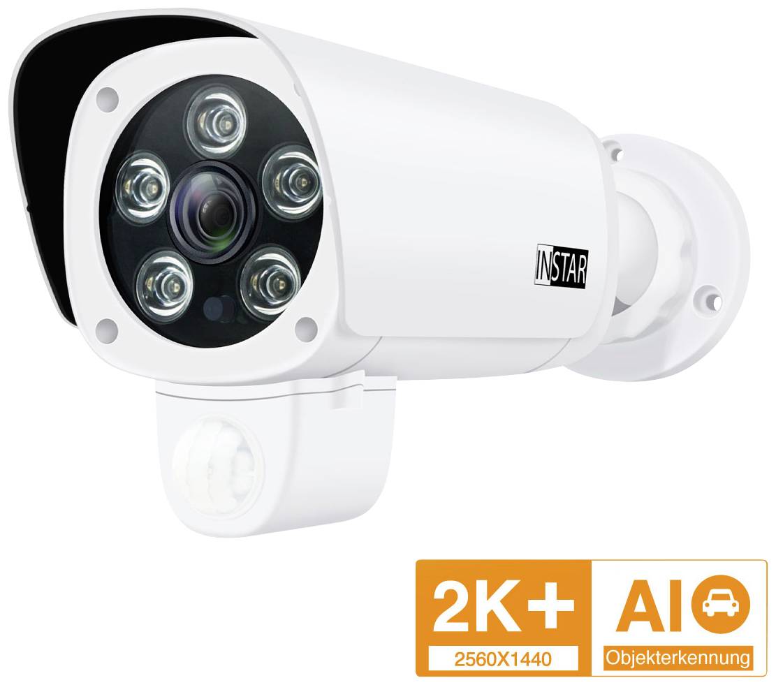 101665 INSTAR IN-9408 2K+ LAN/WLAN ws Wi-Fi IP Caméra de surveillance 2560 x 1440 pixels