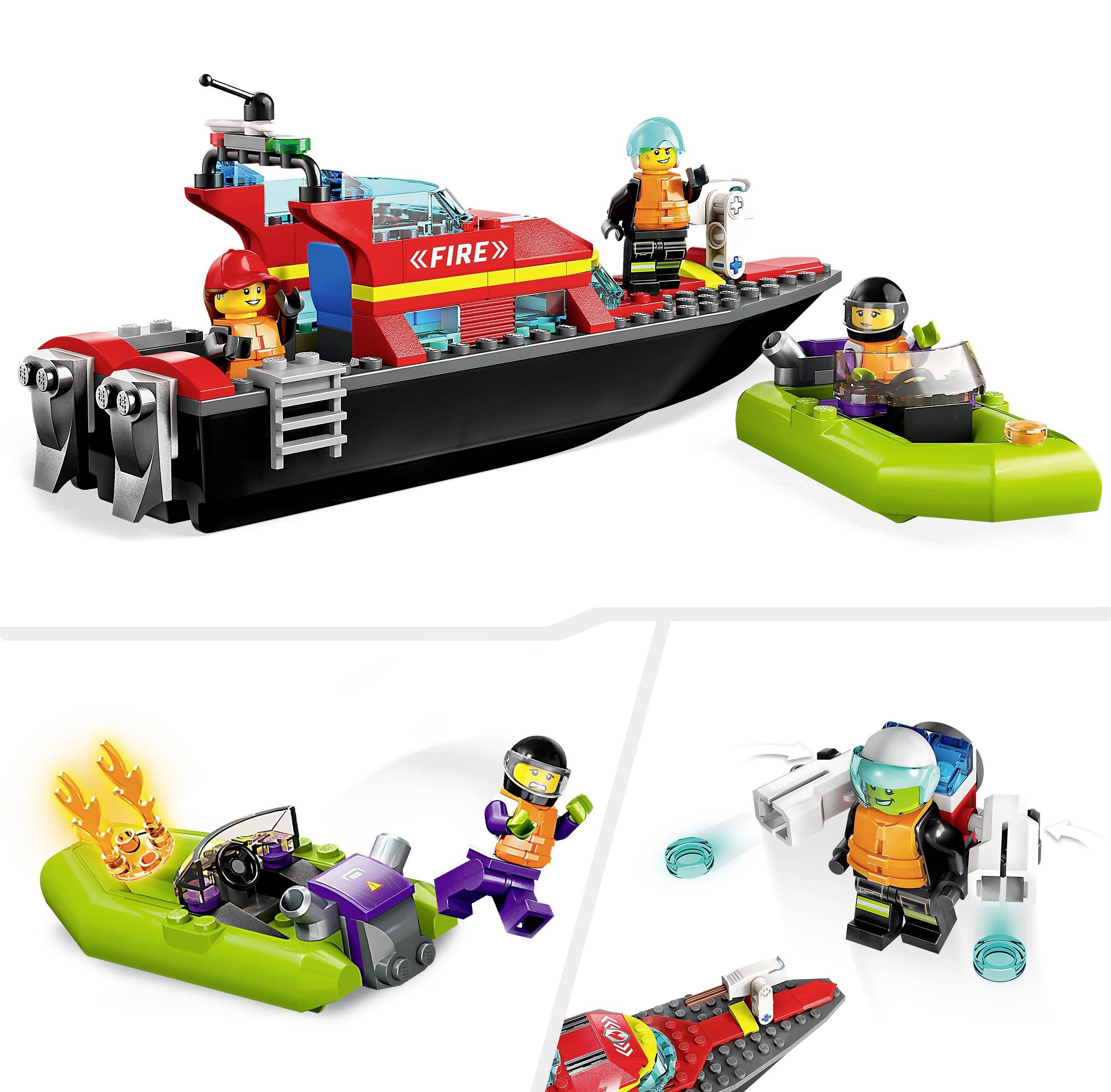 60373 LEGO® CITY Bateau d'incendie