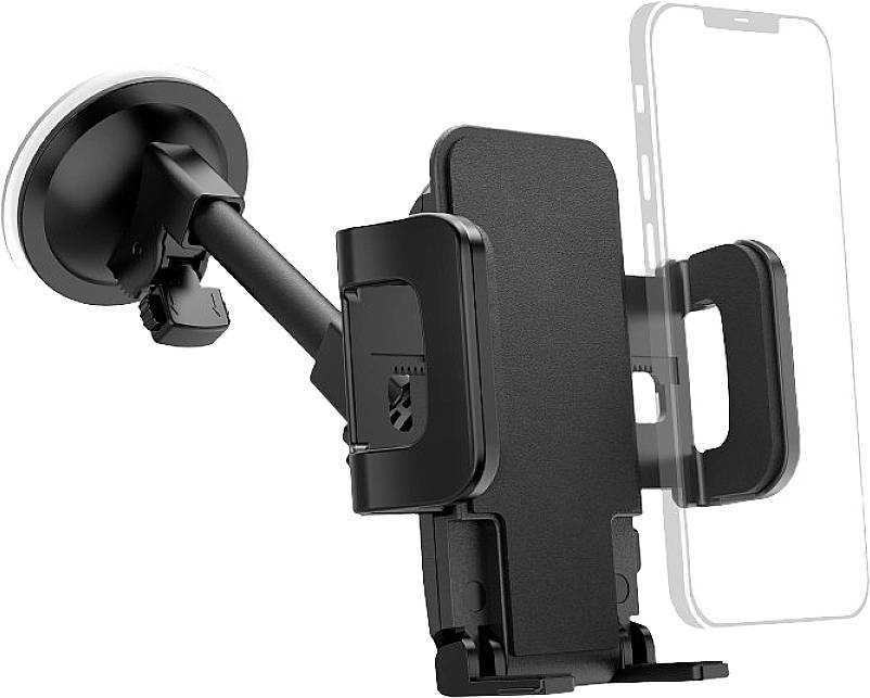 Hama Compact ventouse Support de téléphone portable pour voiture pivotant à 360° 45 - 90 mm