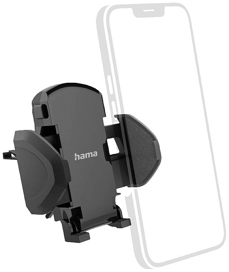 Hama Move grille de ventilation Support de téléphone portable pour voiture 45 - 90 mm