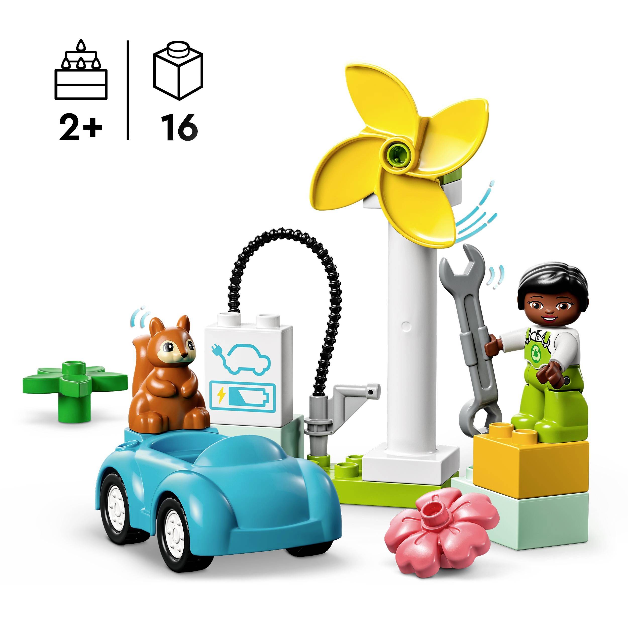 10985 LEGO® DUPLO® Éolienne et voiture électrique