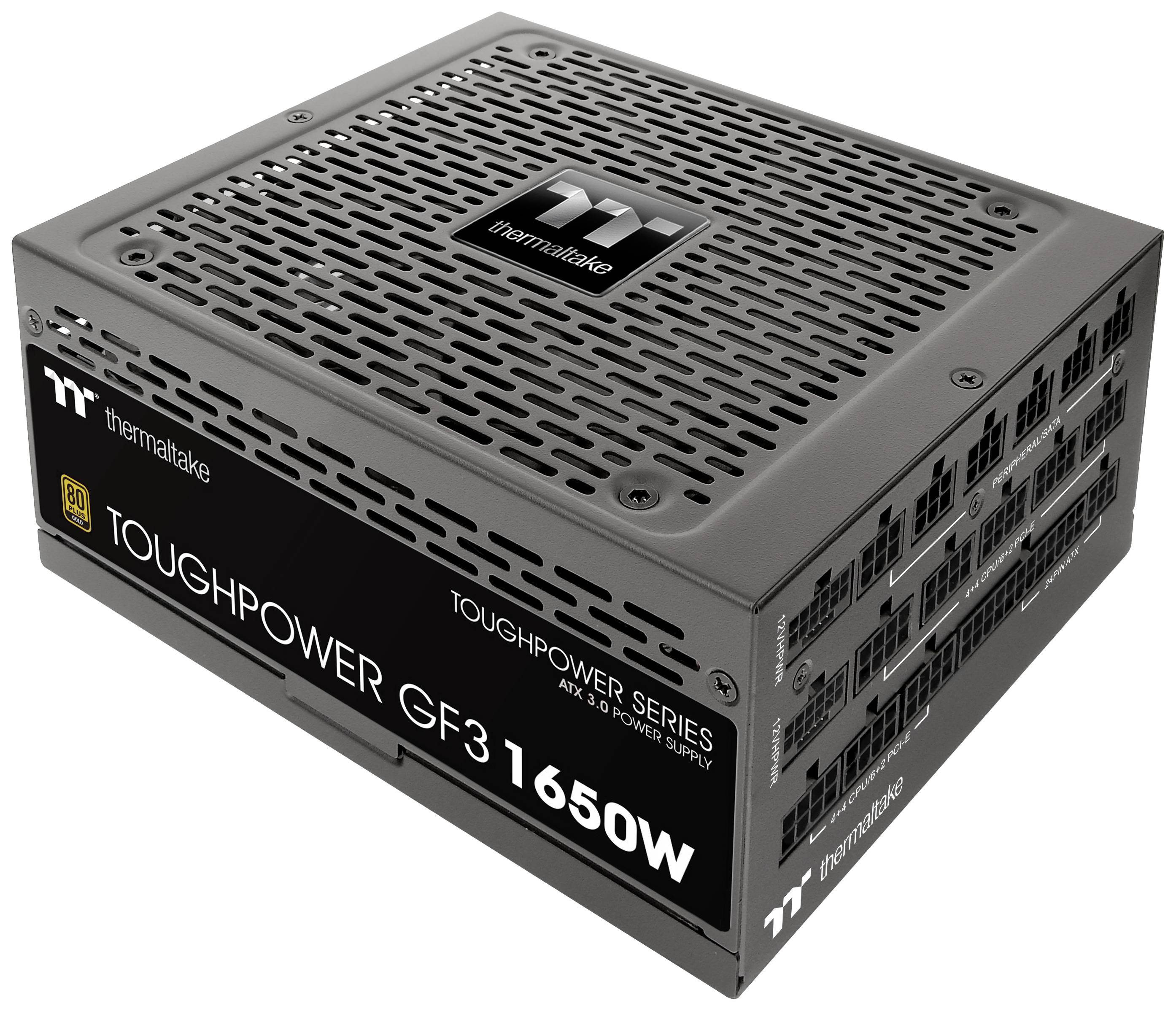 Thermaltake Toughpower GF3 1650W Gold Alimentation PC 1650 W ATX 80PLUS® Gold ATX 3.0, PCIe Gen 5.0, conçu pour un fonctionnement