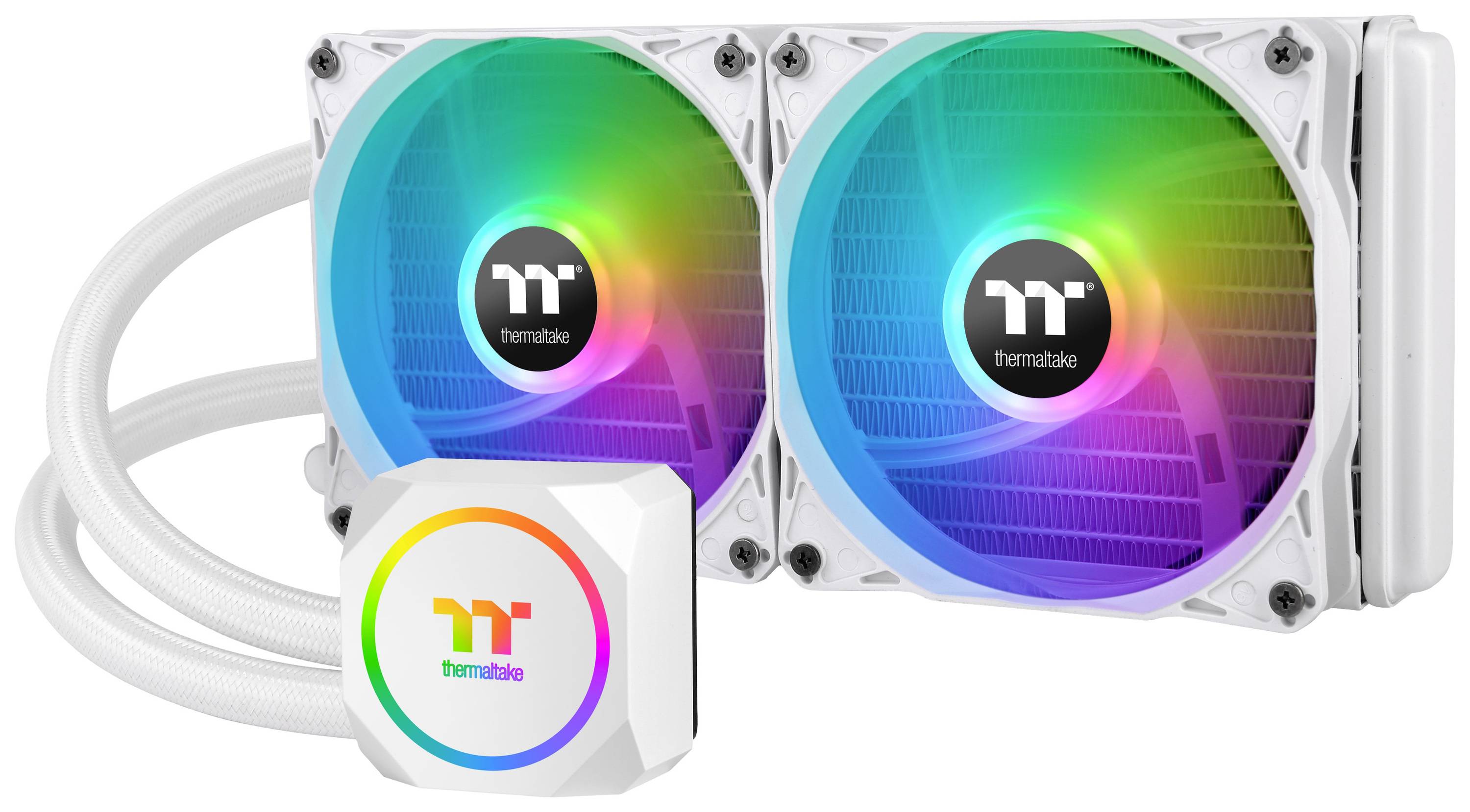 Thermaltake TH240 ARGB Sync Snow Edition Système de refroidissement à l'eau pour PC