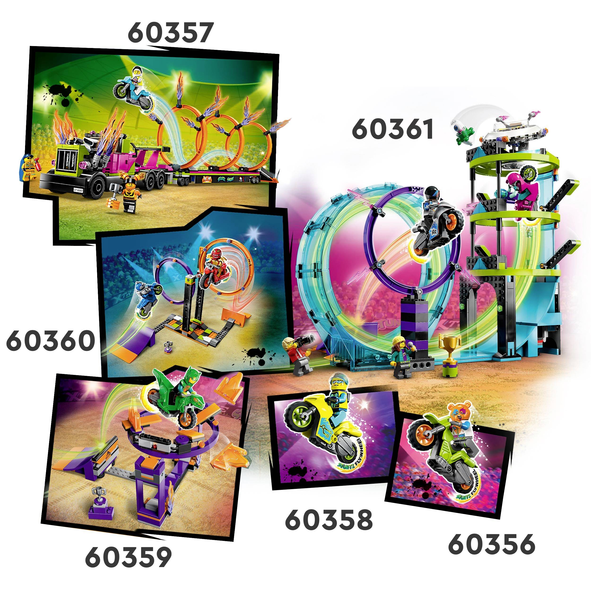 Le défi de cascade : les cercles de feu LEGO® CITY 60357