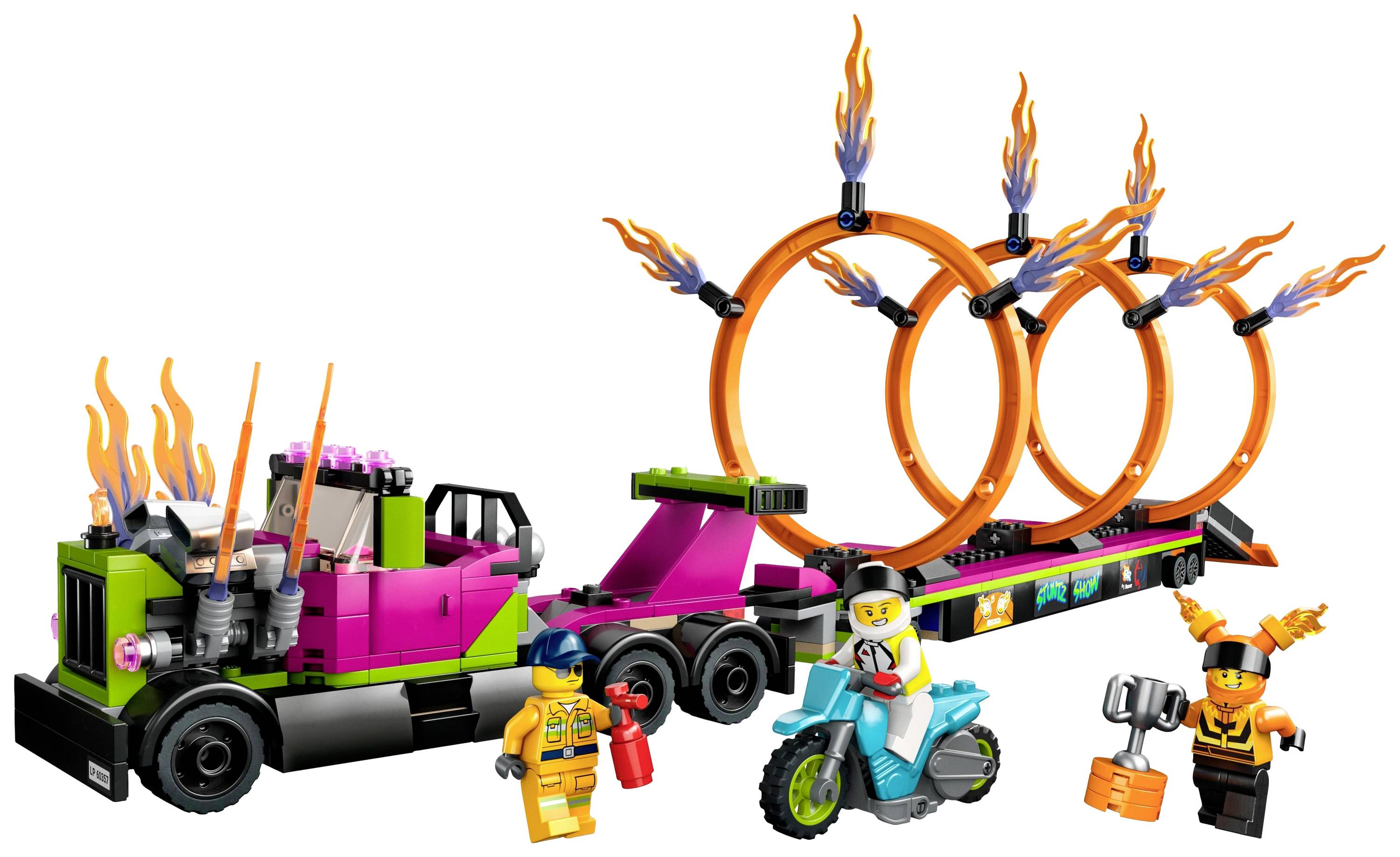 Le défi de cascade : les cercles de feu LEGO® CITY 60357