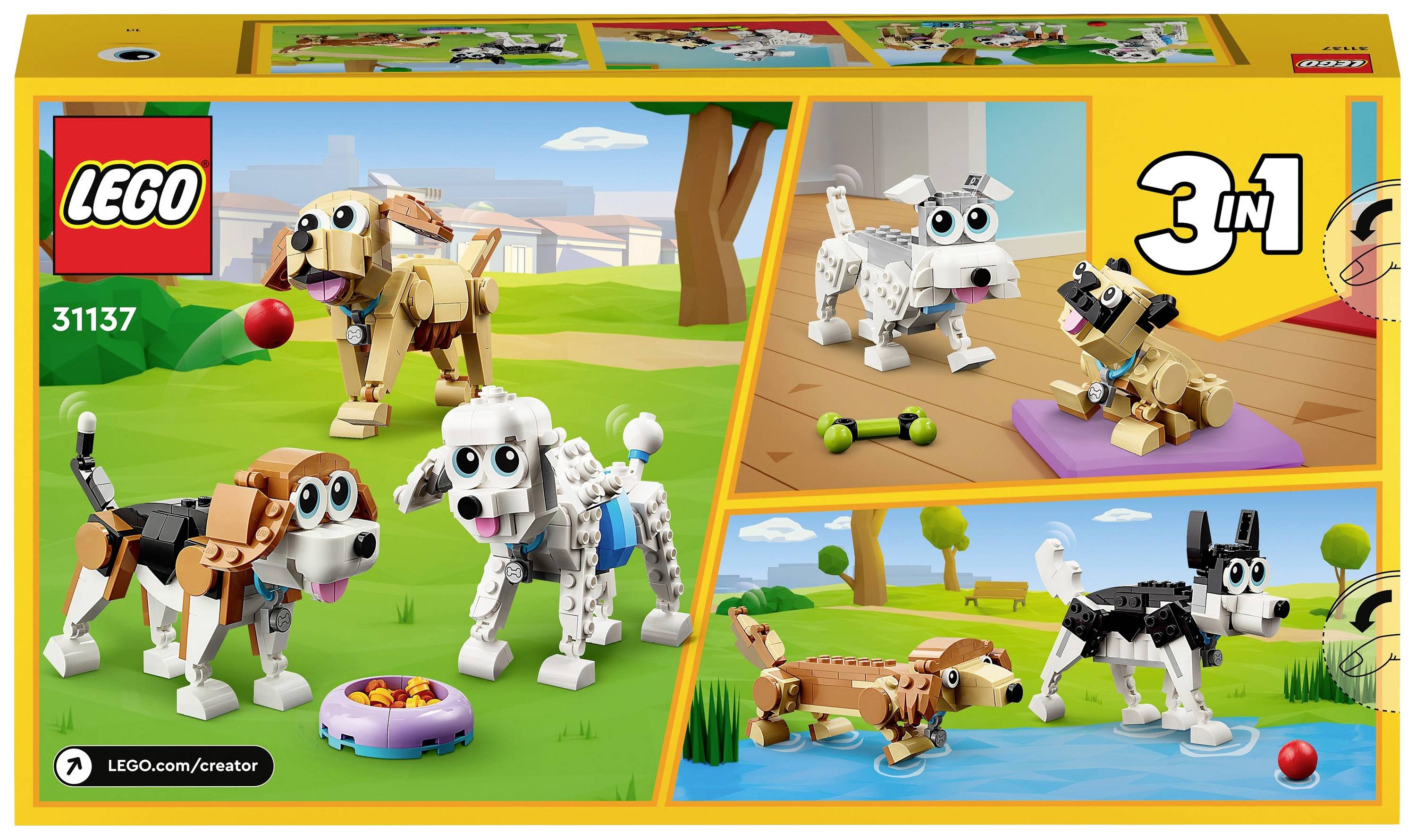 31137 LEGO® CREATOR Chiens mignon