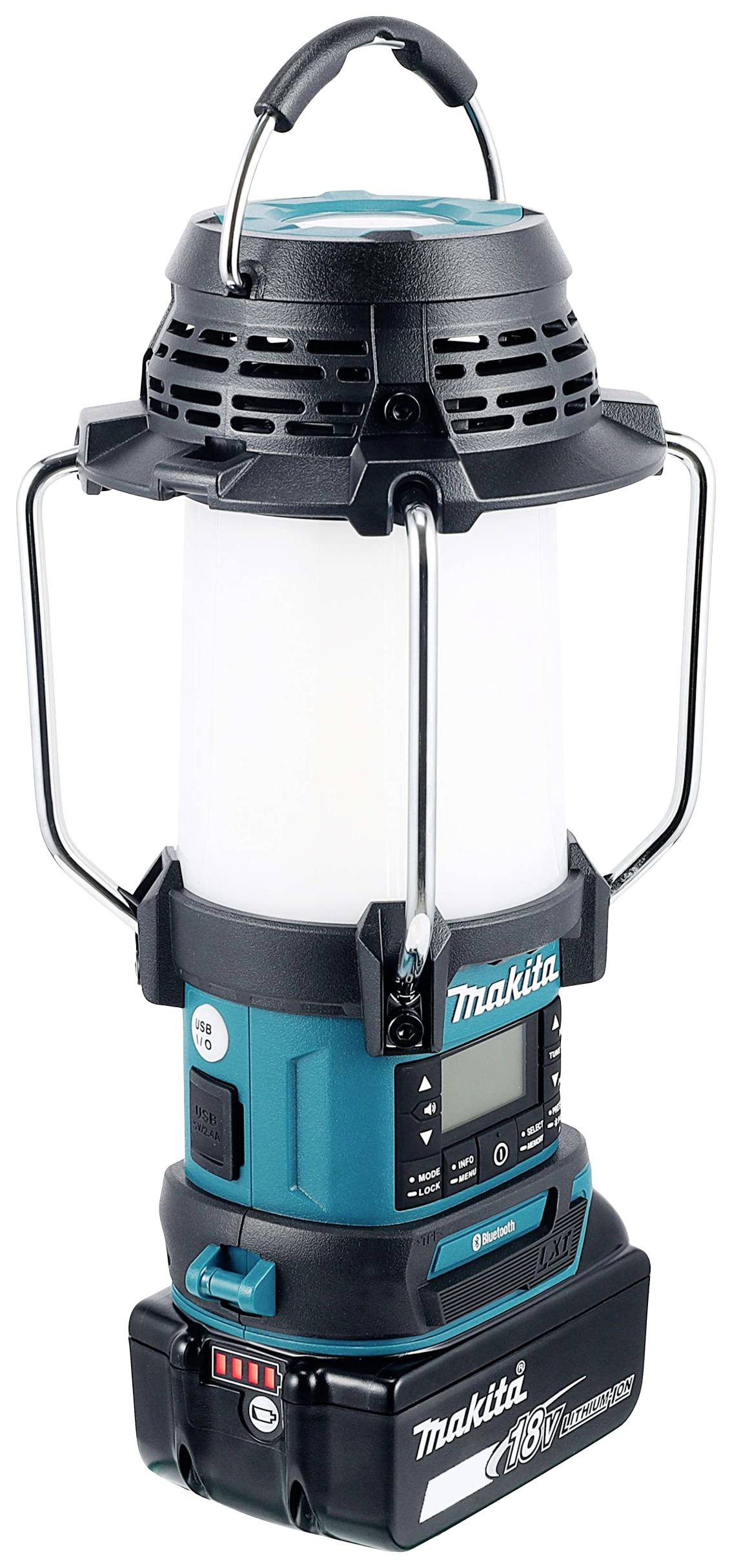 Makita DMR056 Radio sans fil FM, AM, DAB+ avec lanterne