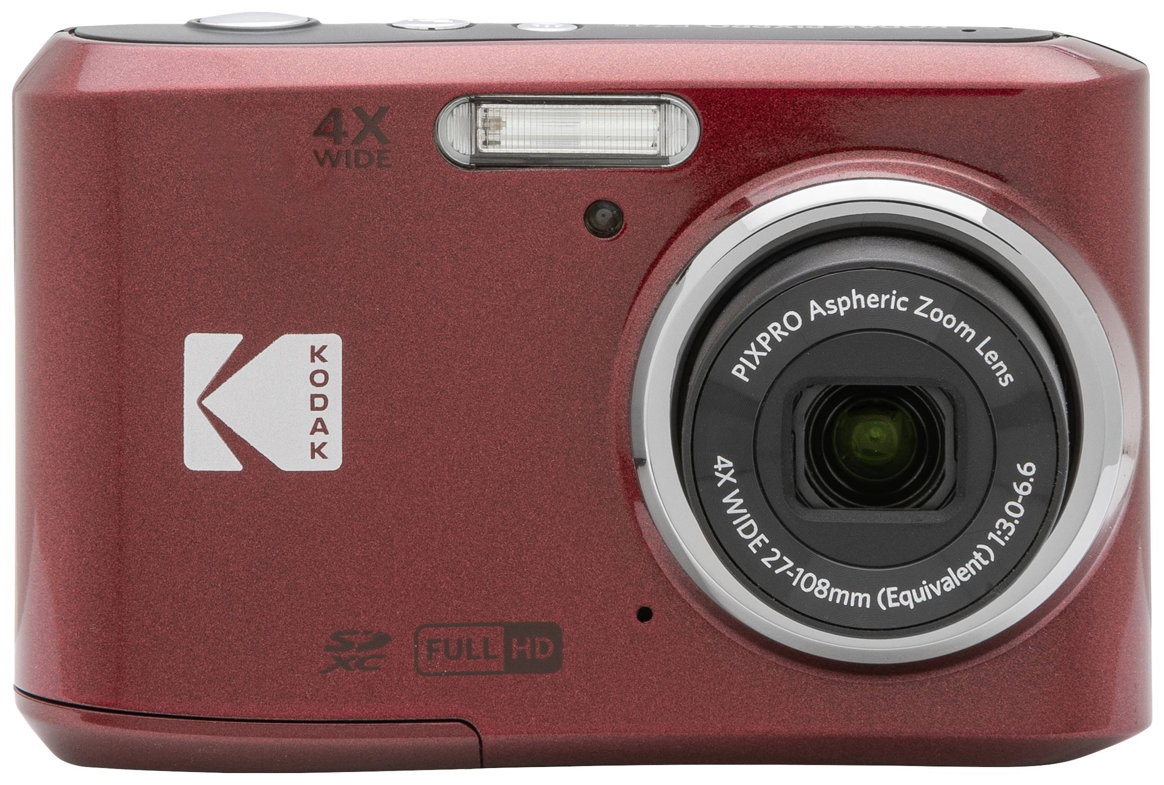 Kodak Pixpro FZ45 Friendly Zoom Appareil photo numérique 16 Mill. pixel Zoom optique: 4 x rouge vidéo Full HD, HDR-Video