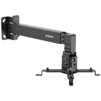 SpeaKa Professional SP-PWM-100 Support mural pour projecteur rotatif Distance entre les murs (max.): 600 mm noir SpeaKa Professional SP-PWM-100 Support mural pour projecteur rotatif Distance entre les murs (max.): 600 mm noir