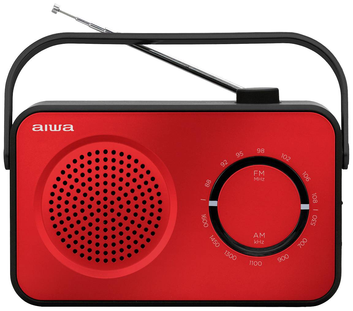 Aiwa R-190RD Radio portative FM, AM rouge