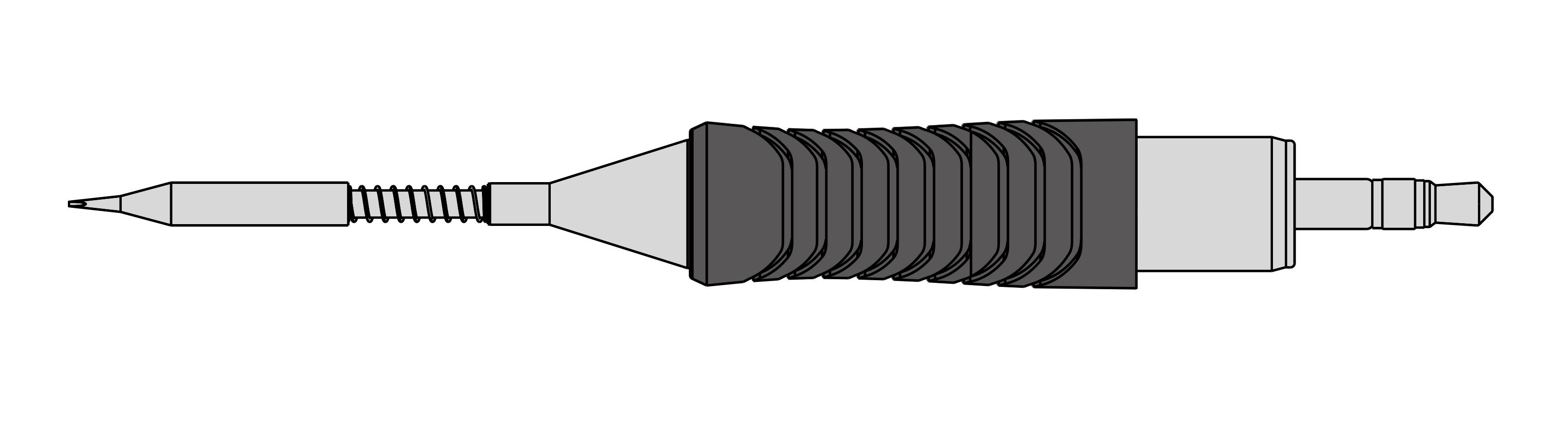 Weller RTMS 003 S NW Panne de fer à souder forme de burin Taille de la panne 0.30 mm Contenu 1 pc(s)