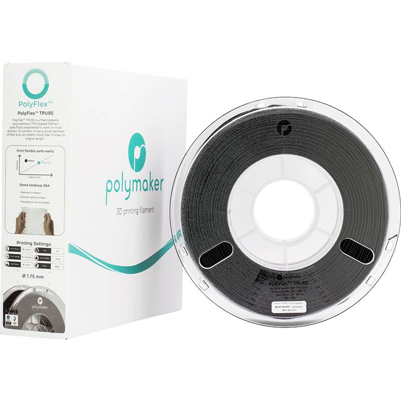 Polymaker PD01007 PolyFlex TPU-95A Filament TPU flexible 2.85 mm 750 g noir 1 pc(s)