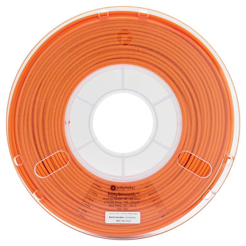 Polymaker PJ01020 PolySmooth Filament PVB polissable 2.85 mm 750 g orange 1 pc(s)