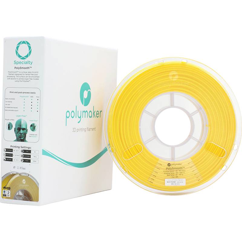 Polymaker PJ01019 PolySmooth Filament PVB polissable 2.85 mm 750 g jaune 1 pc(s)