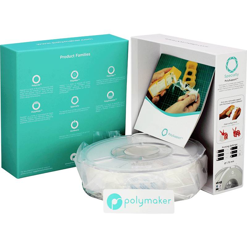 Polymaker PD04002 Polysupport Breakaway Filament Matériau support 2.85 mm 750 g blanc perle 1 pc(s)
