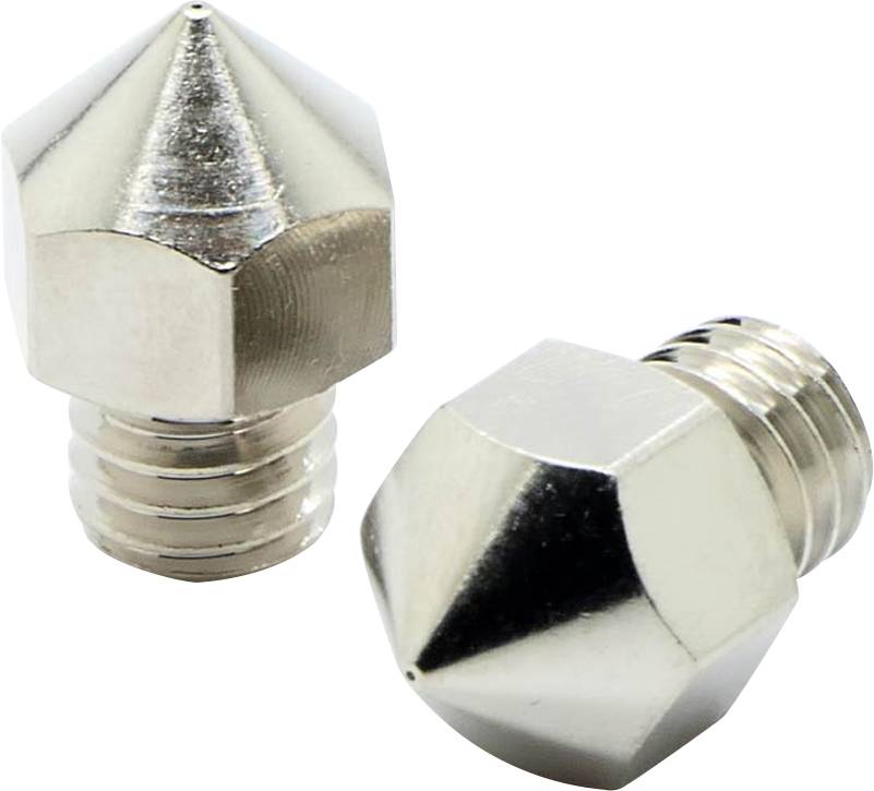 FabConstruct Nozzle placed 0,6 mm Creality série CR-10, MakerBot Replicator 2, série CraftBot Plated Copper Nozzle MK8 RN35478