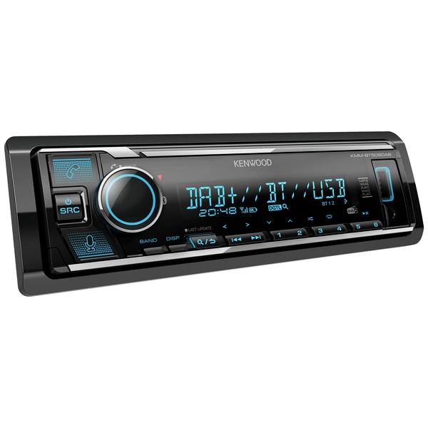 Kenwood KMMBT508DAB Autoradio tuner DAB+, port pour commande au volant, kit mains libres bluetooth Kenwood KMMBT508DAB Autoradio tuner DAB+, port pour commande au volant, kit mains libres bluetooth
