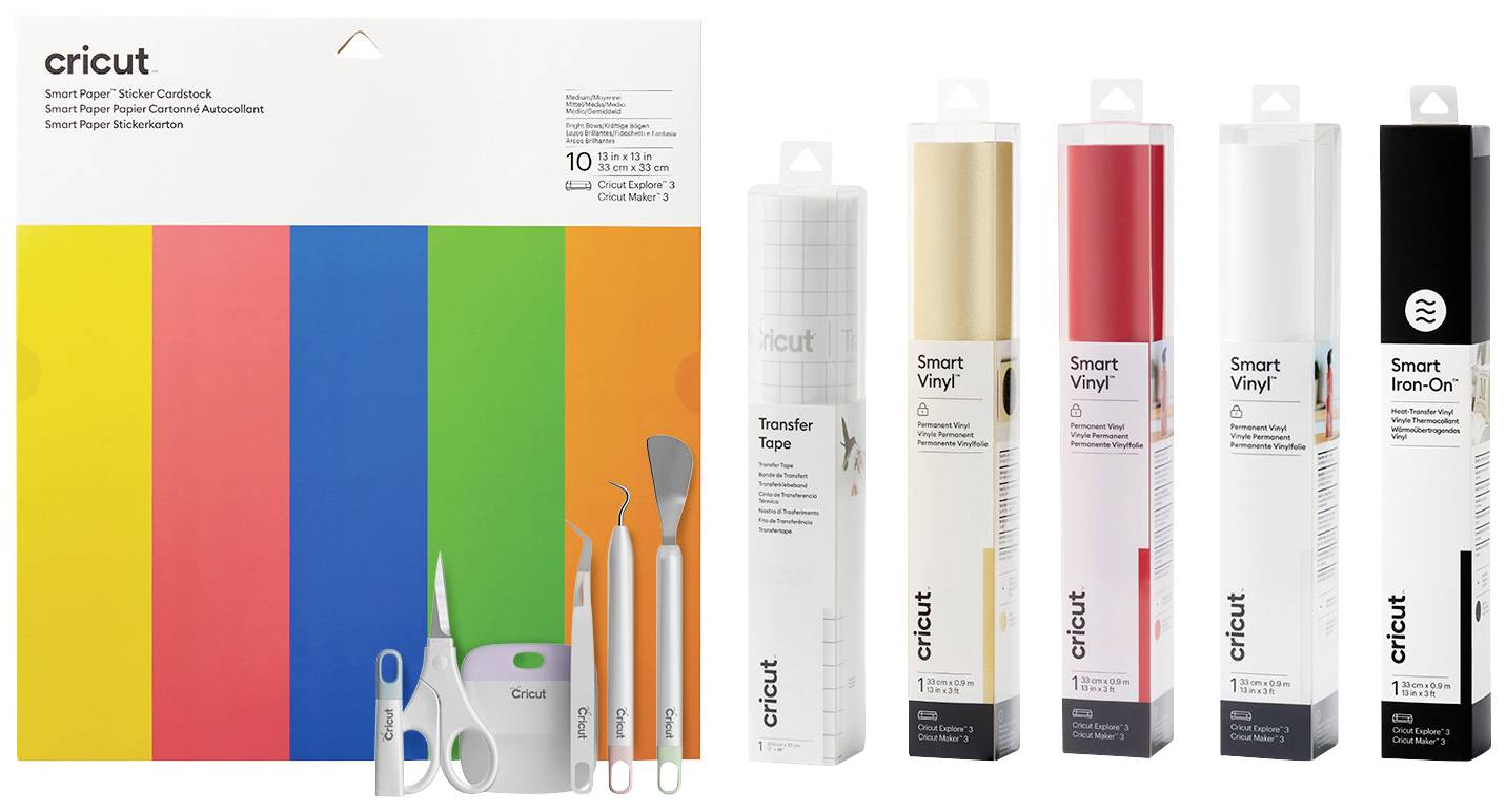 Cricut Smart Materials Supplies Winterbox Bundle Set de conception