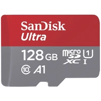 SanDisk microSDXC Ultra 128GB (A1/UHS-I/Cl.10/140MB/s) + Adapter "Mobile" Carte microSDXC 128 GB A1 Application Performance Class SanDisk microSDXC Ultra 128GB (A1/UHS-I/Cl.10/140MB/s) + Adapter "Mobile" Carte microSDXC 128 GB A1 Application Performance Class