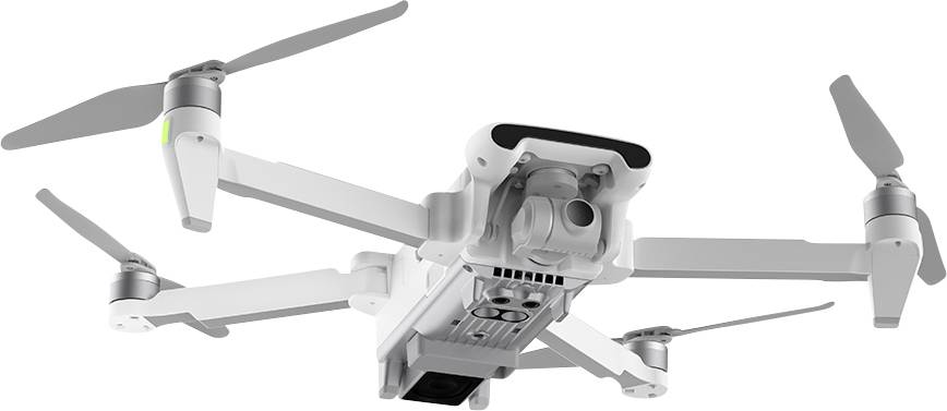 Xiaomi FIMI X8SE 2022 V2 standard with Megaphone Drone quadricoptère prêt à voler (RtF) prises de vue aériennes blanc