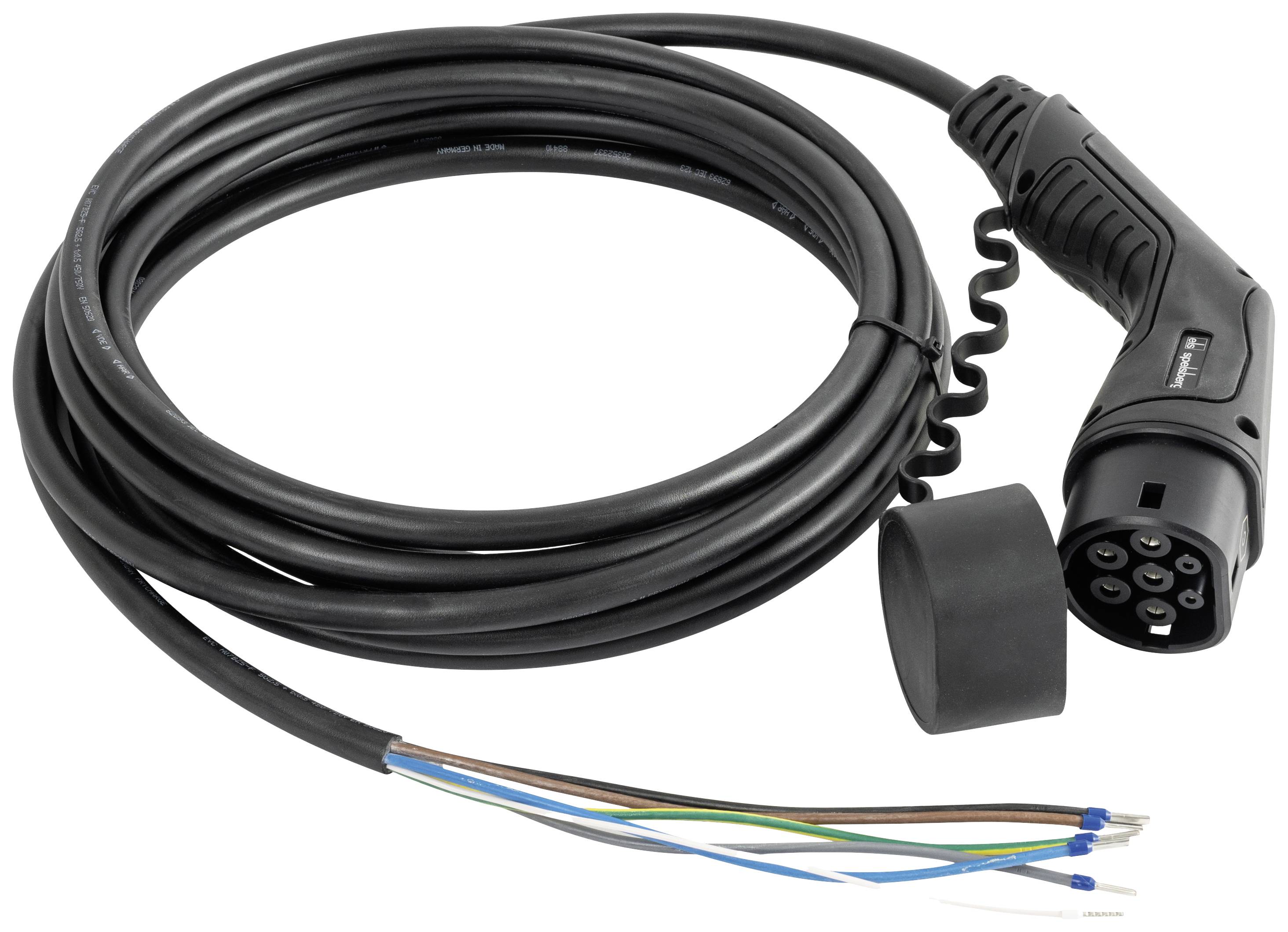 Spelsberg 59181001 Câble de charge pour véhicule électrique 7 m avec capuchon de protection