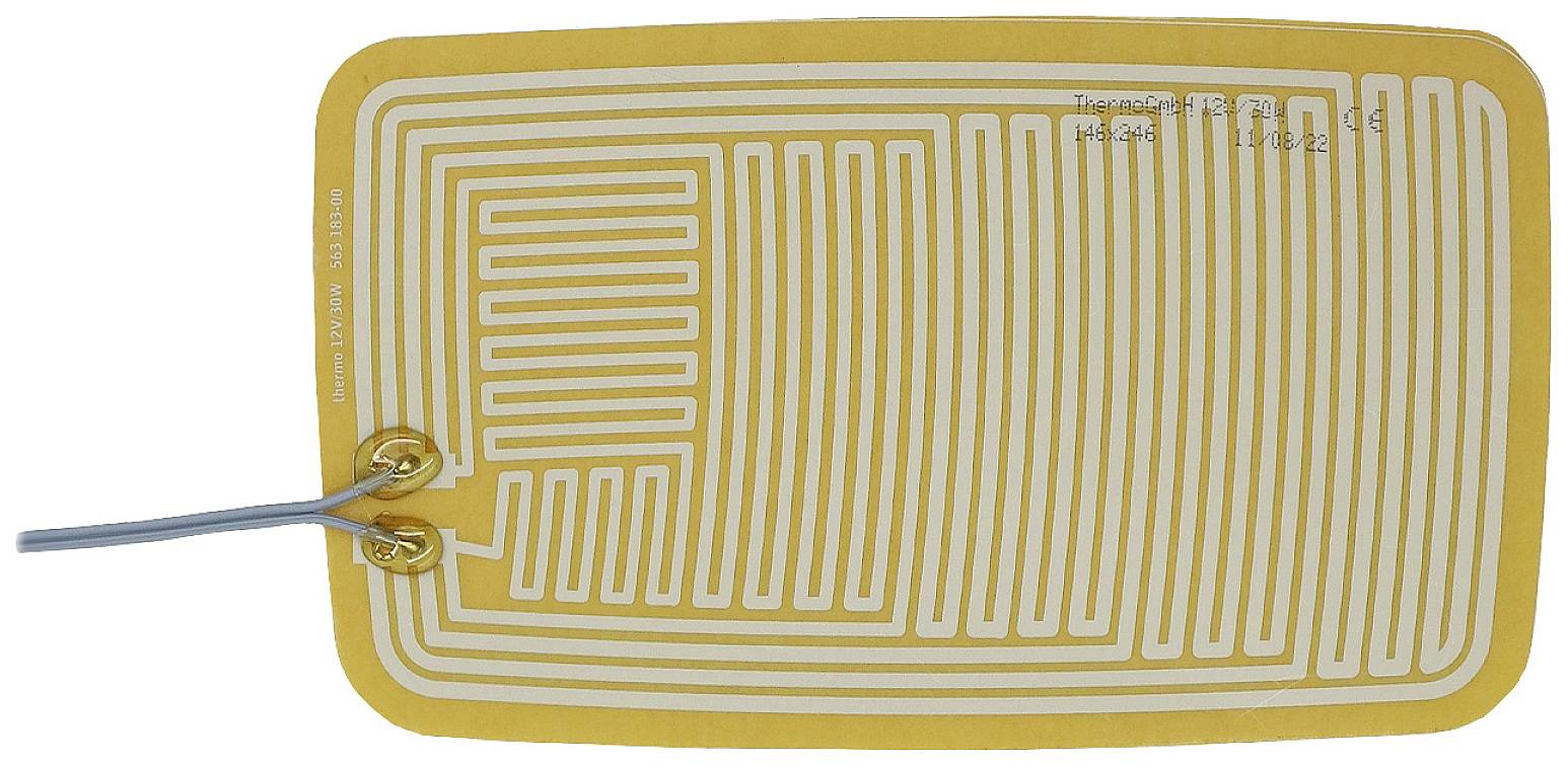 Thermo TECH polyester Feuille chauffante 12 V 30 W (L x l) 246 mm x 146 mm