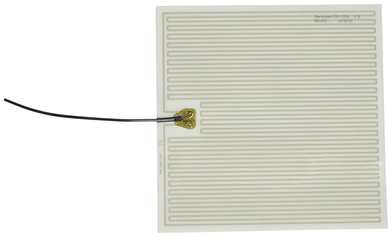 Thermo TECH polyester Feuille chauffante 230 V 250 W (L x l) 300 mm x 300 mm