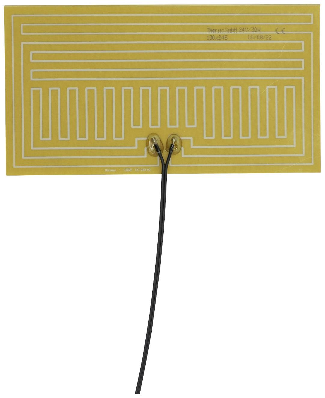 Thermo TECH polyester Feuille chauffante 24 V 30 W (L x l) 245 mm x 130 mm