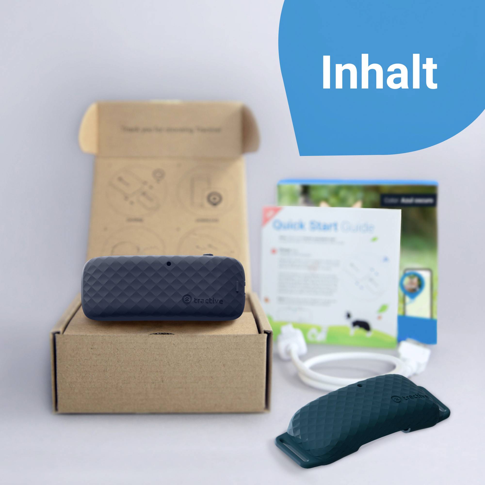 tractive CAT 4 Traceur GPS traceur d'animaux domestiques bleu nuit