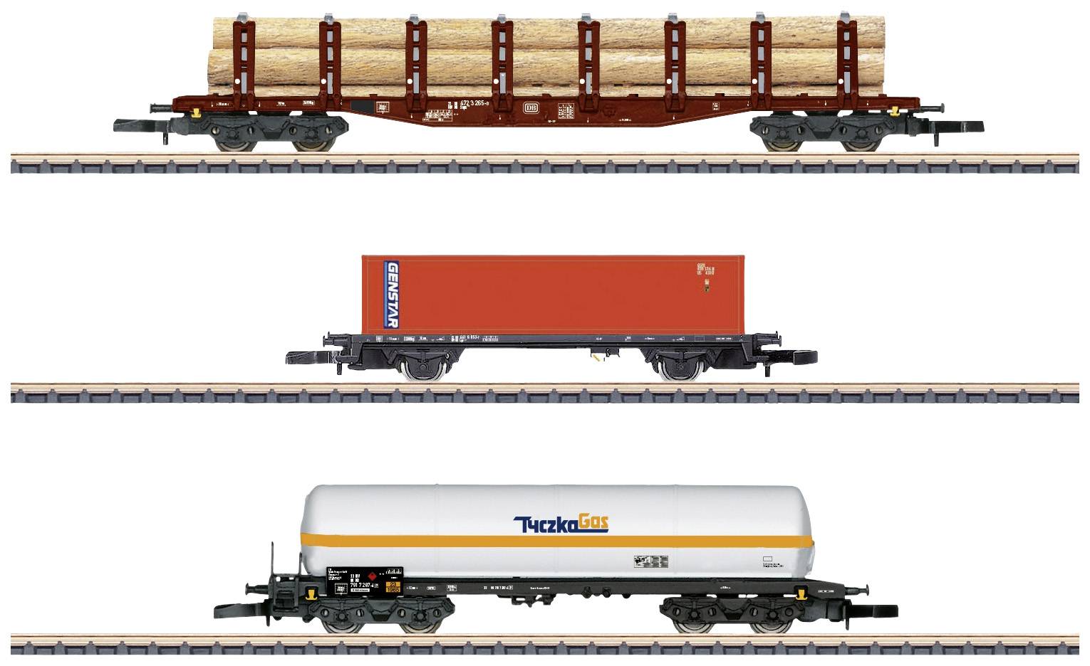 Märklin 82596 SET de wagons de marchandises Z de la DB, MHI