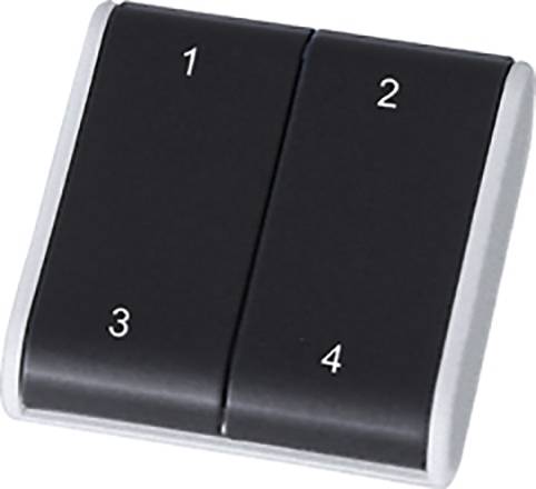 FHS4-al/anso Eltako sans fil Émetteur portatif 4 canaux Portée max. 30 m