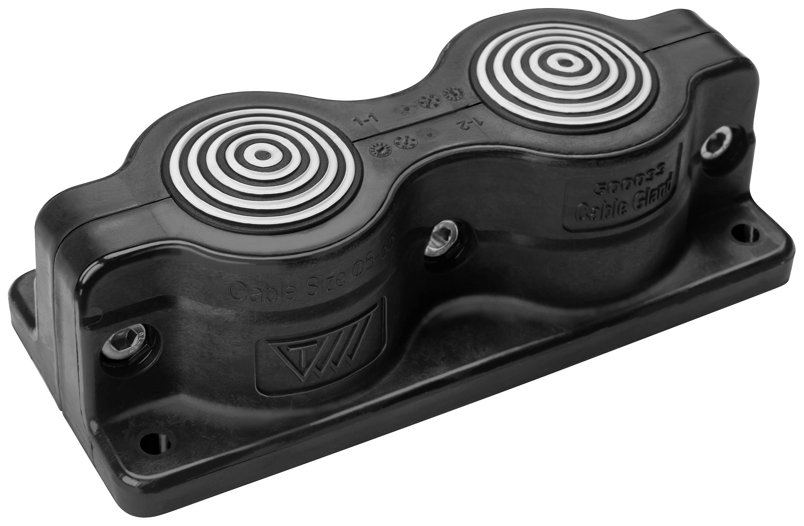 Trelleborg SCG 2 (3-35) IP55 | TPE | Screw Passe-câbles TPE noir 1 pc(s)