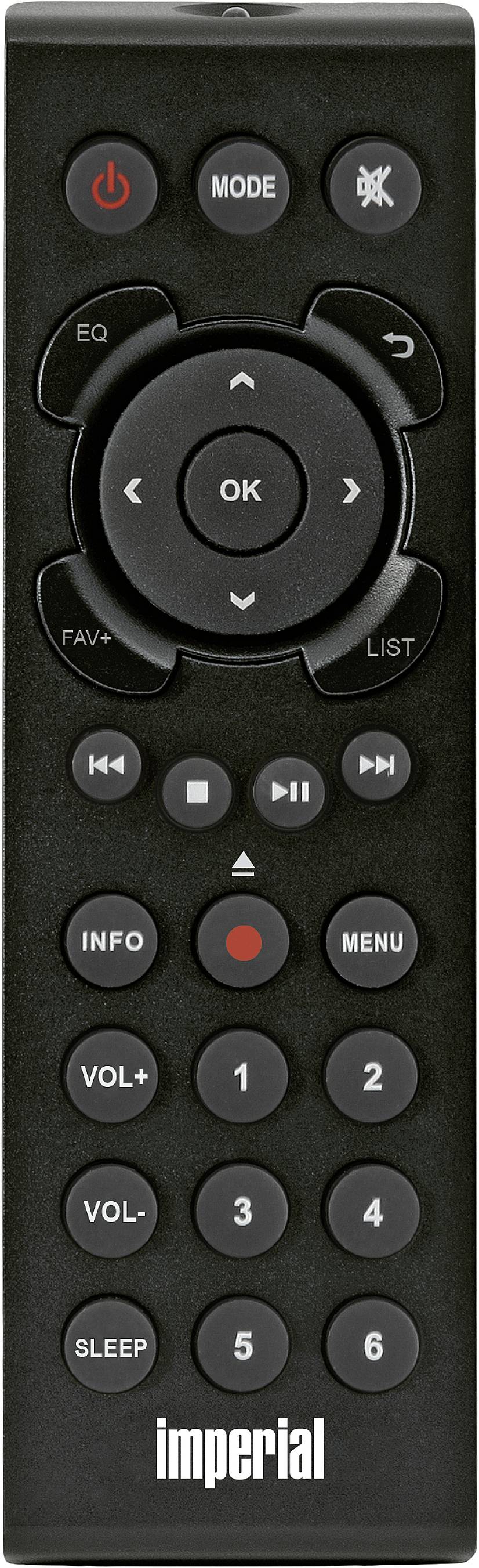 Imperial DABMAN i510 BT Tuner Hi-Fi pour radio Internet noir Bluetooth®, DAB+, USB, WiFi, radio Internet