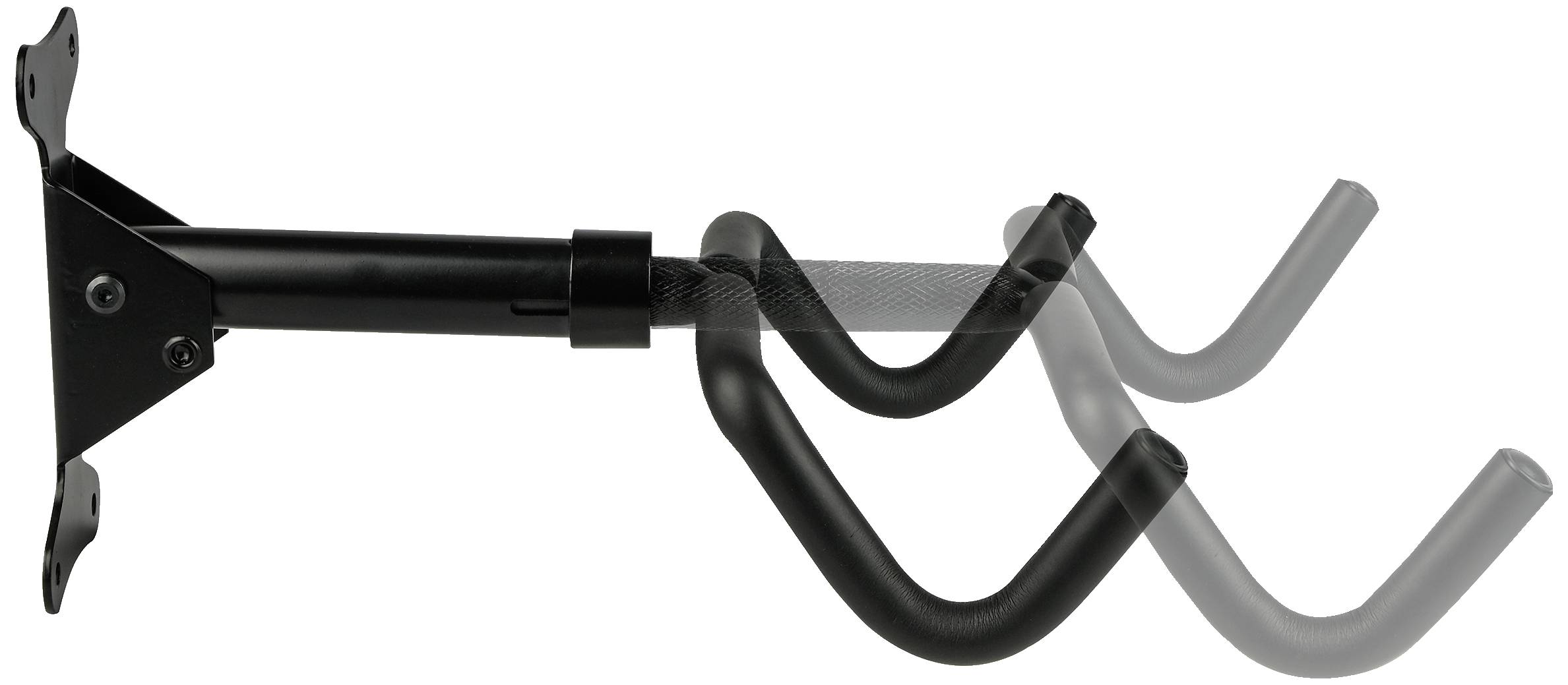 Eufab 16422 Support mural pour vélo acier noir