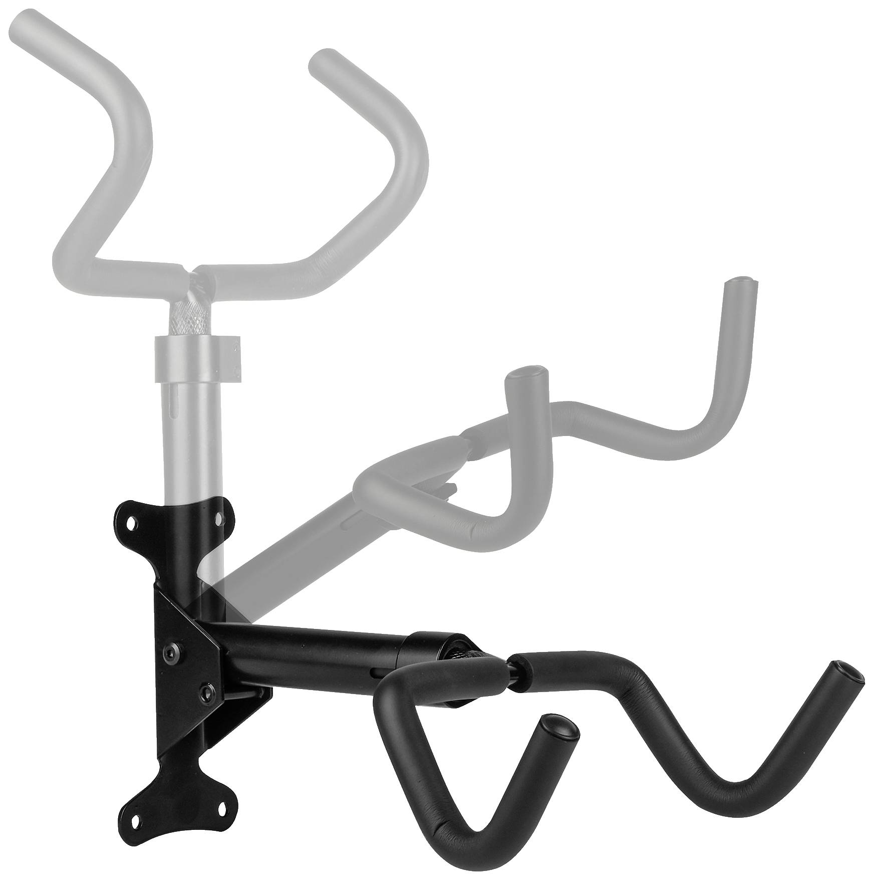 Eufab 16422 Support mural pour vélo acier noir