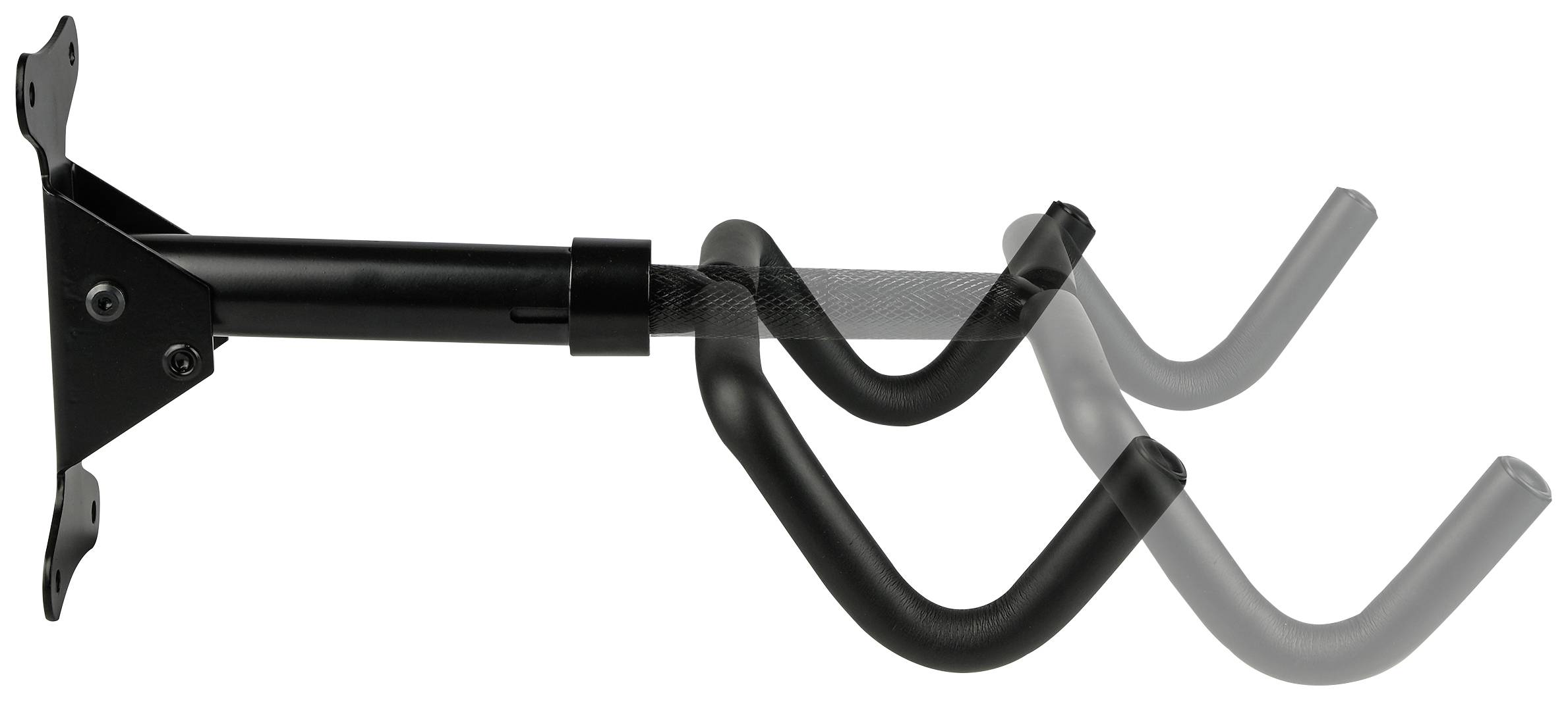 Eufab 16422 Support mural pour vélo acier noir