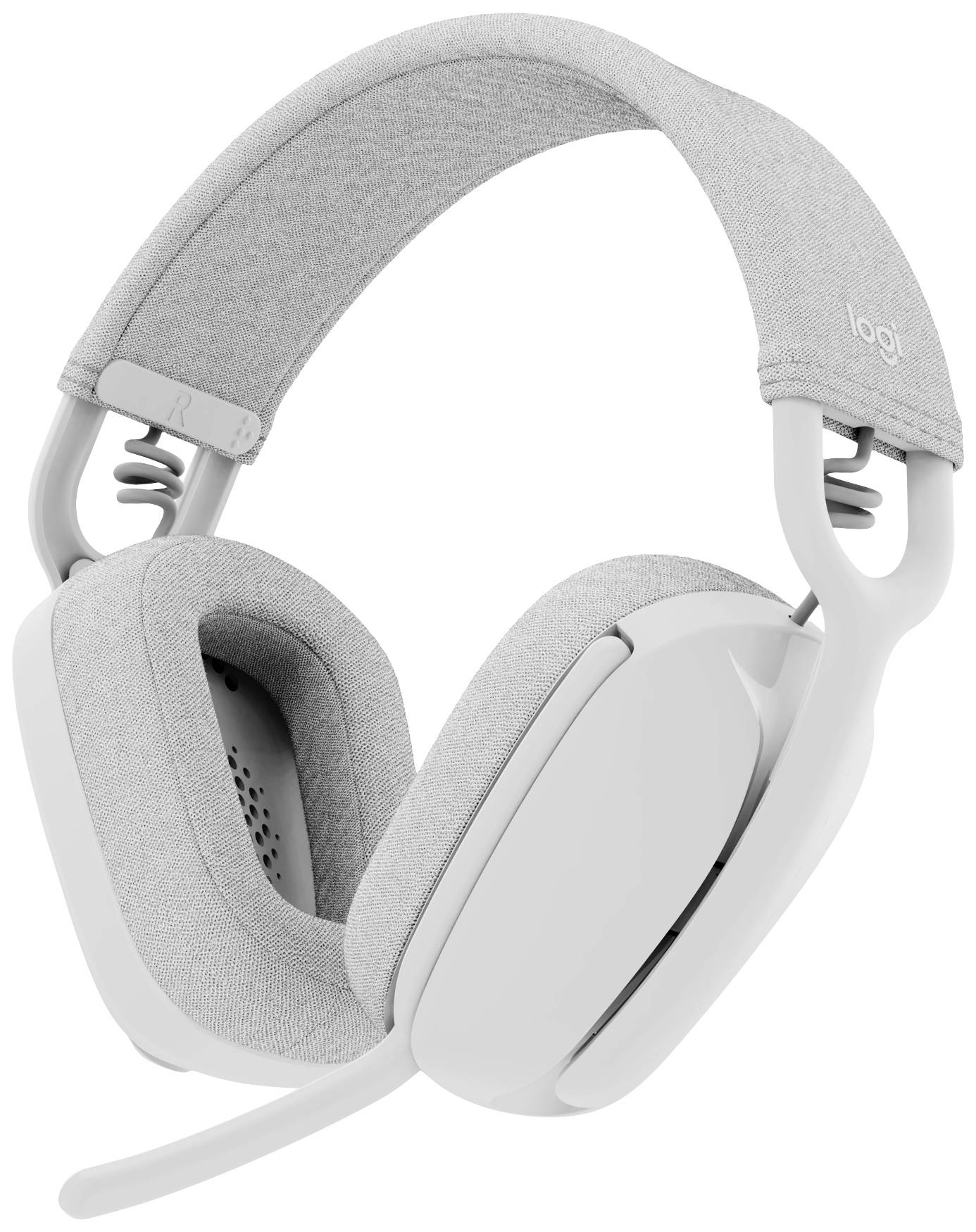 Logitech ZONE VIBE 100 Micro-casque supra-auriculaire Bluetooth Stereo blanc Suppression du bruit du microphone, Noise Cancelling