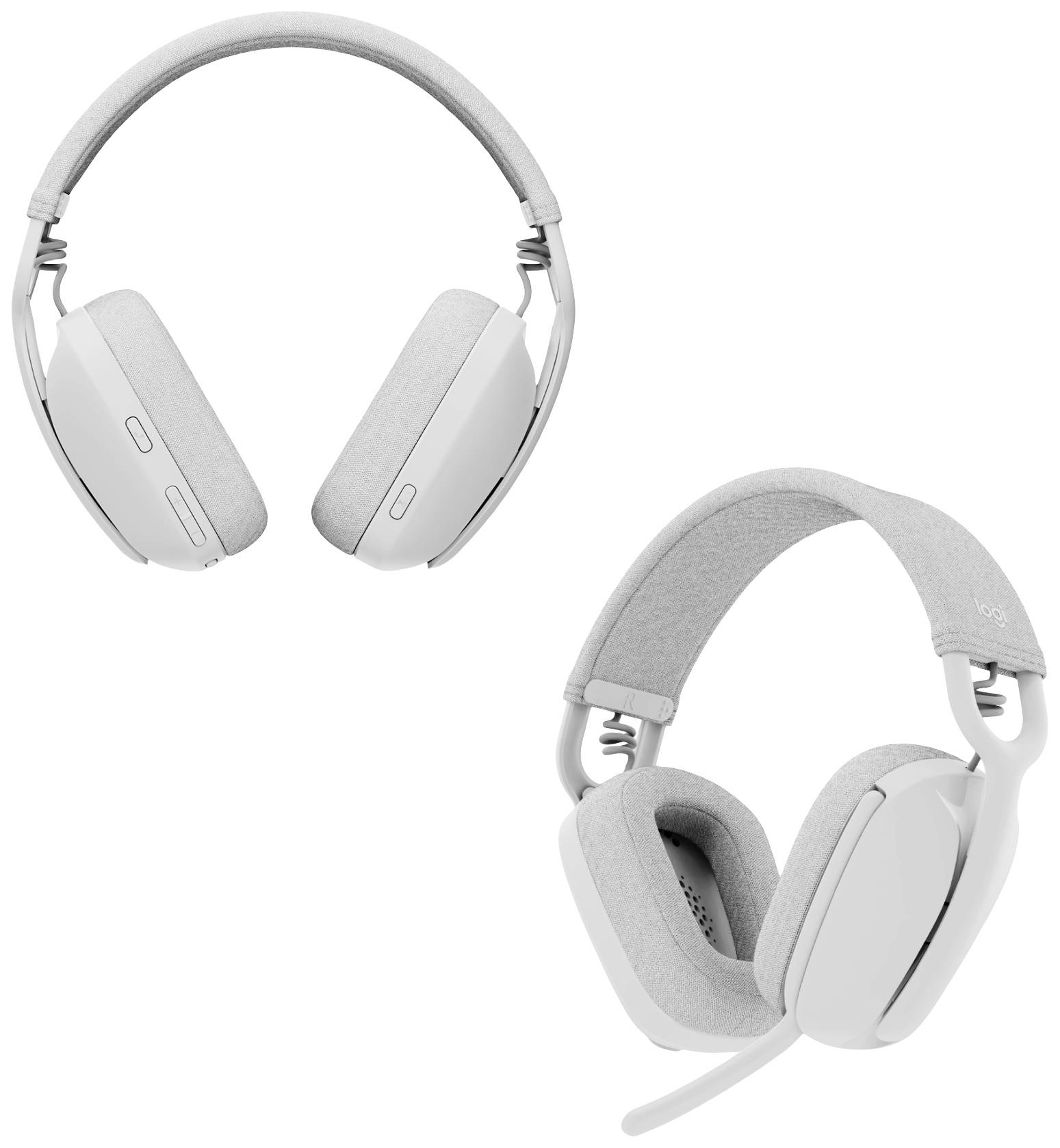 Logitech ZONE VIBE 100 Micro-casque supra-auriculaire Bluetooth Stereo blanc Suppression du bruit du microphone, Noise Cancelling