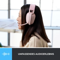 Logitech ZONE VIBE 100 Micro-casque supra-auriculaire Bluetooth Stereo rose Suppression du bruit du microphone, Noise Cancelling Logitech ZONE VIBE 100 Micro-casque supra-auriculaire Bluetooth Stereo rose Suppression du bruit du microphone, Noise Cancelling