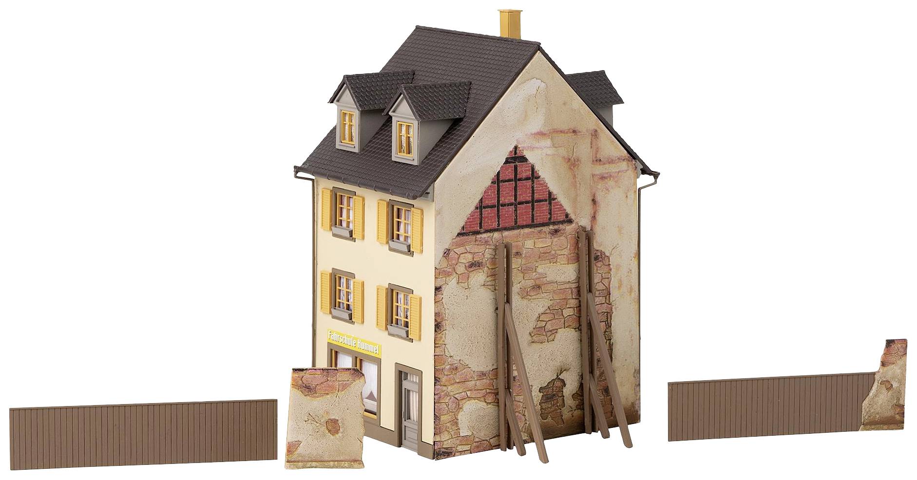 Faller 130692 H0 Maison de la vieille ville avec clôture en planches