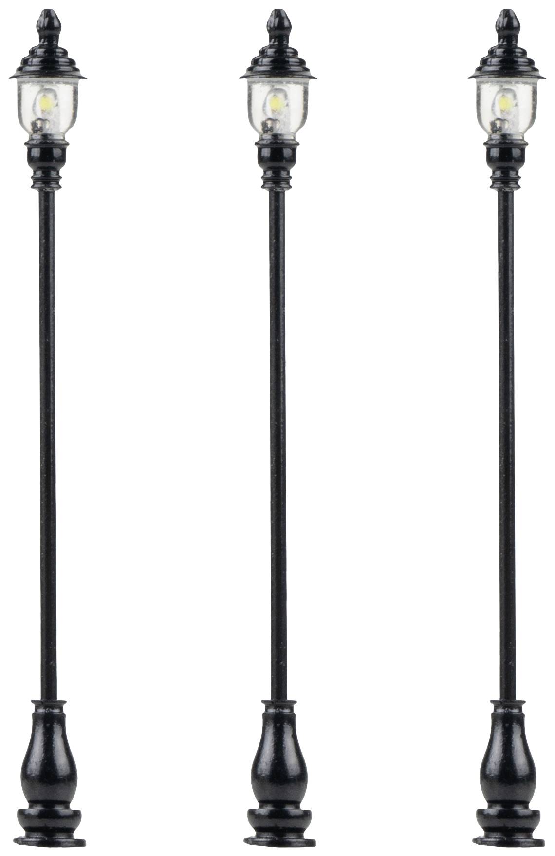 Faller H0 Réverbère de parc simple modèle fini 180116 3 pc(s)