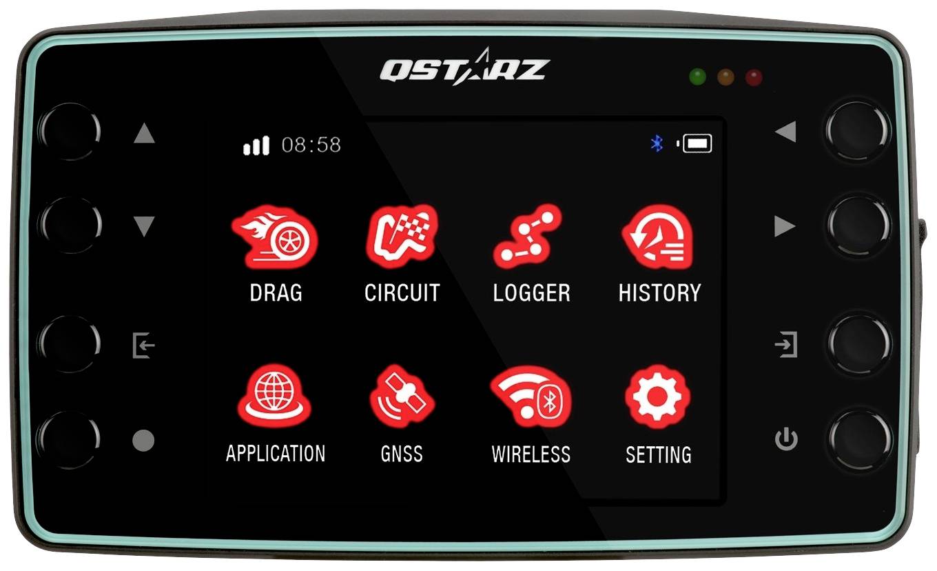 Qstarz LT-8000GT Chronomètre de tours GPS traceur de véhicules noir 1 pc(s)