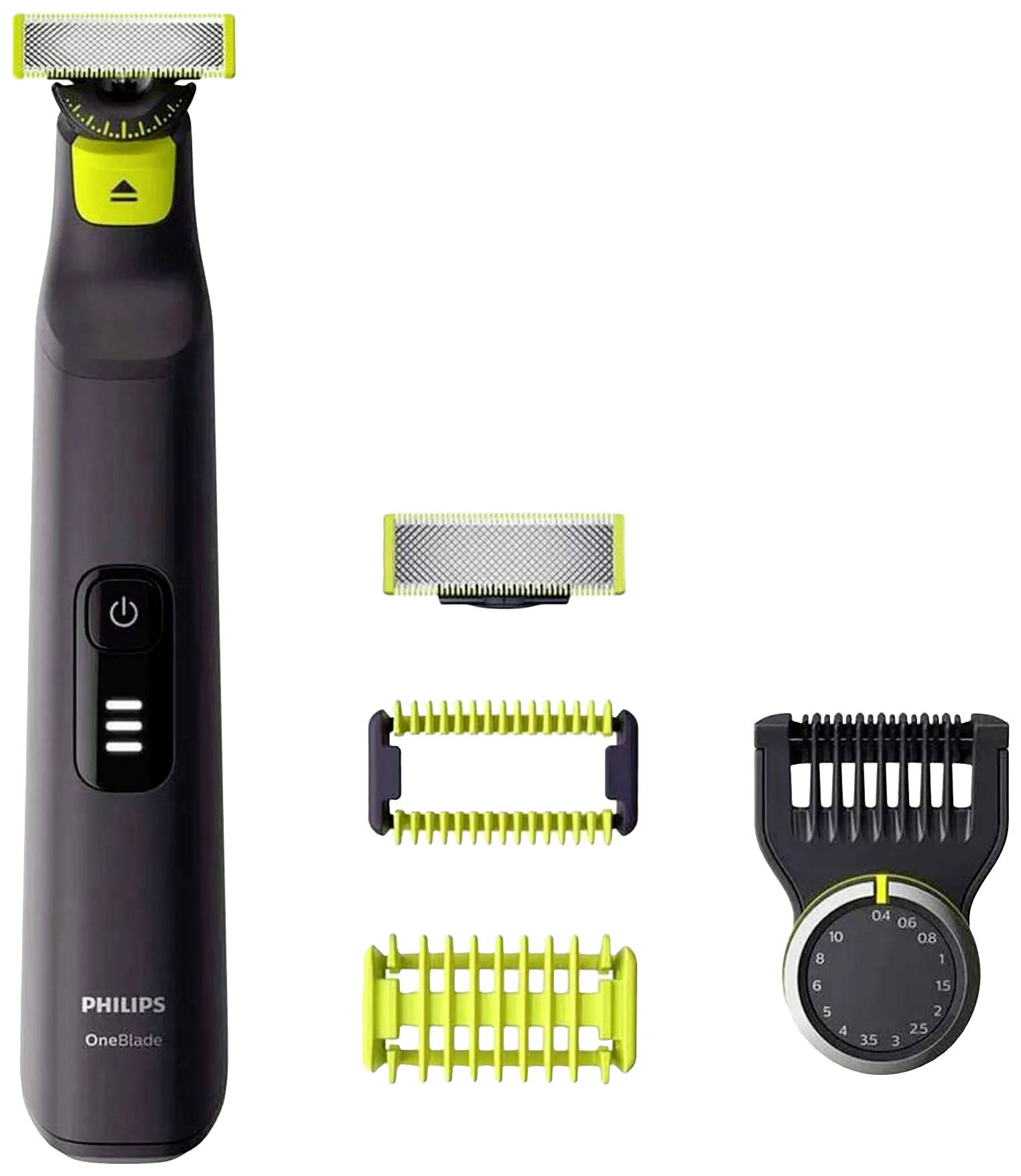 Philips Bodycare OneBlade Pro 360 Rasoir lavable vert, noir