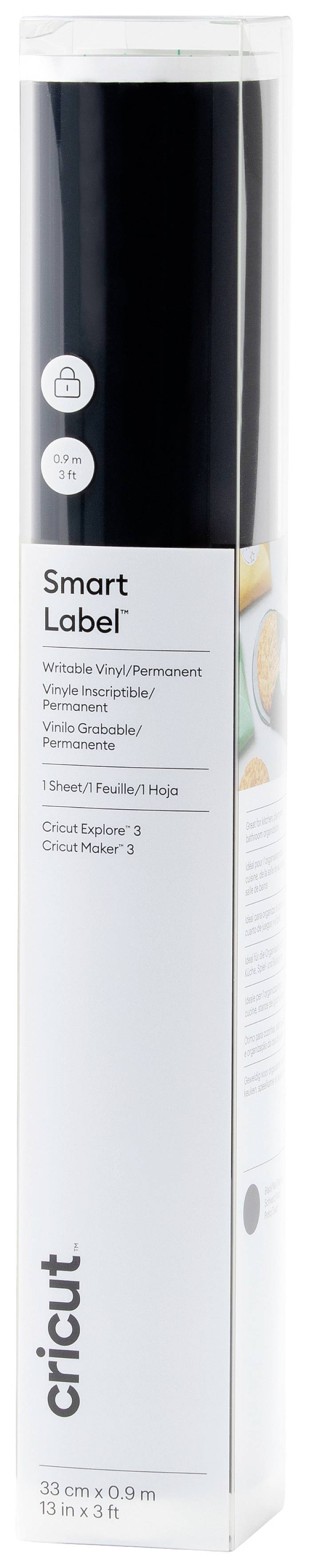 Cricut Smart Vinyl™ Permanent Film noir